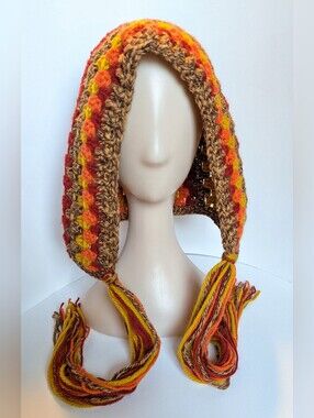 NEW, Crochet hood, handmade